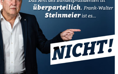 Steinmeier ist nicht neutral!