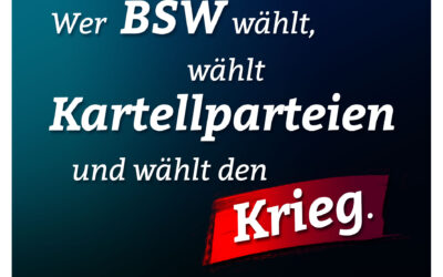 Wer BSW wählt, wählt…