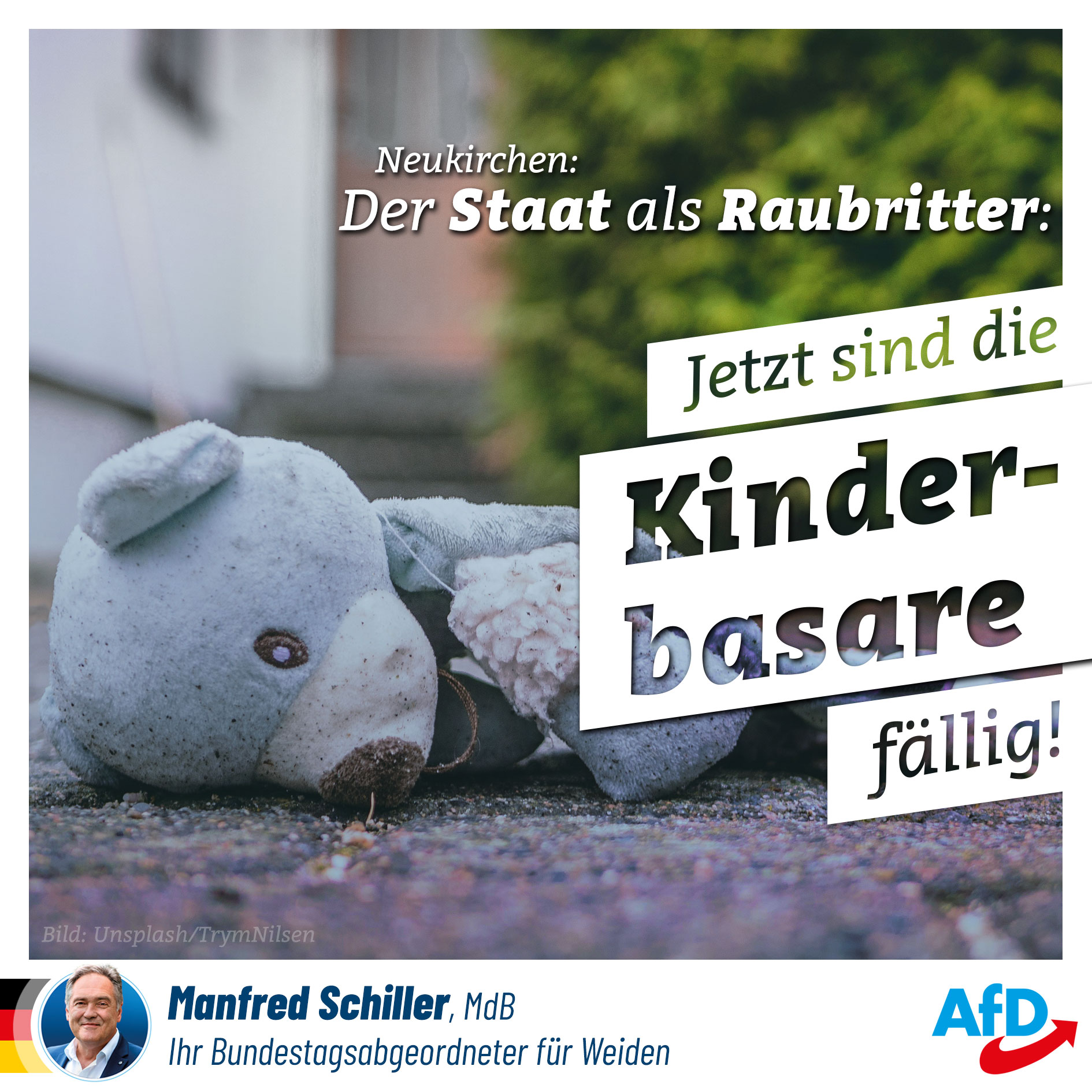 Der Staat als Raubritter: Jetzt sind die Kinderbasare dran!