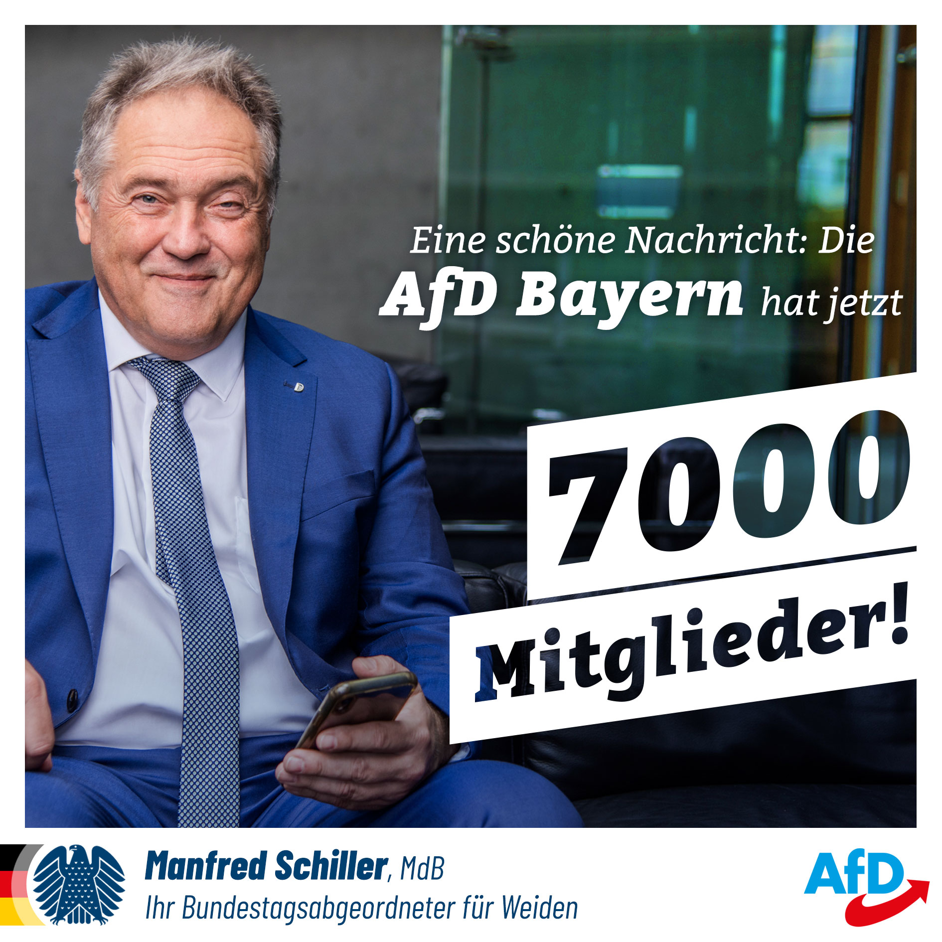 AfD Bayern hat jetzt 7000 Mitglieder!