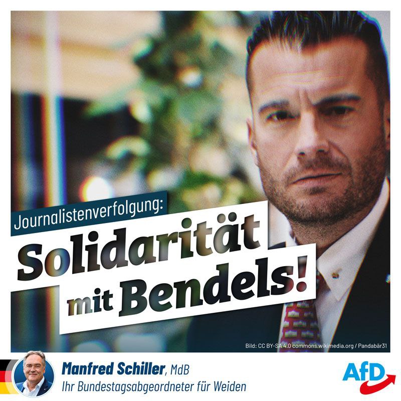 Journalistenverfolgung: Solidarität mit Bendels!