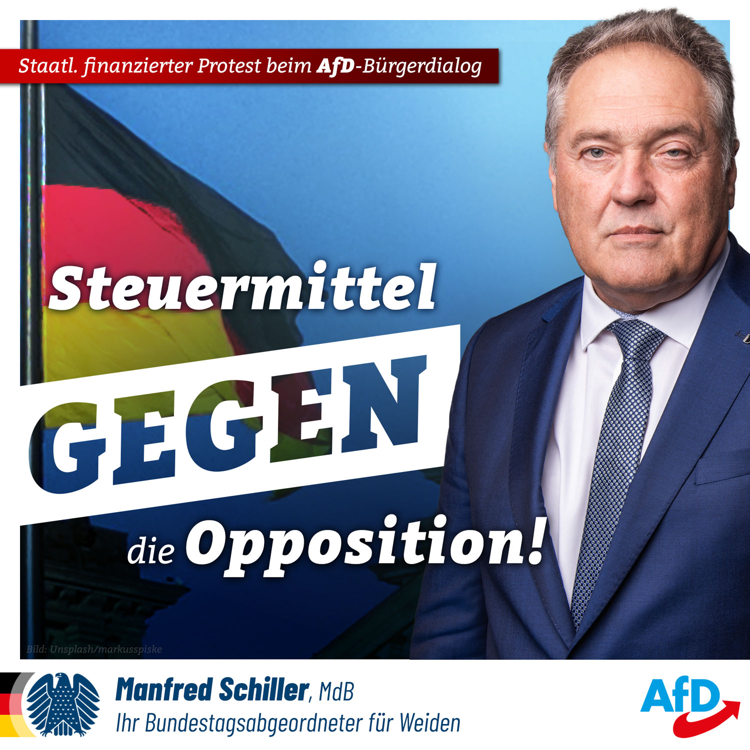 Staatl. finanzierter Protest: Mit Steuermitteln gegen die Opposition