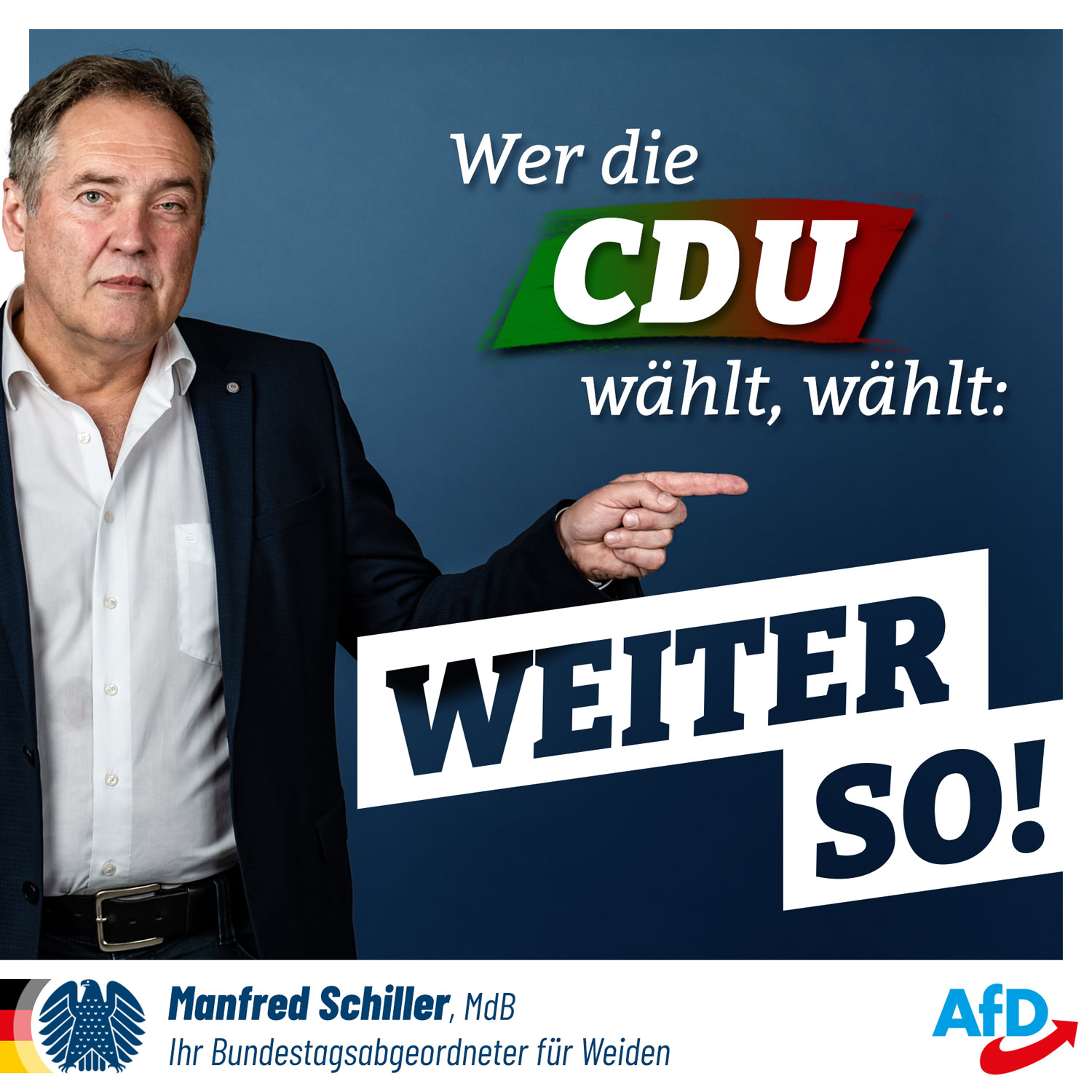 Wer CDU wählt, wählt "Weiter so"!