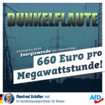 Dunkelflaute: Dank Energiewende steigt der Strompreis am Donnerstag, den 12.11. auf 660 Euro pro Megawattstunde!