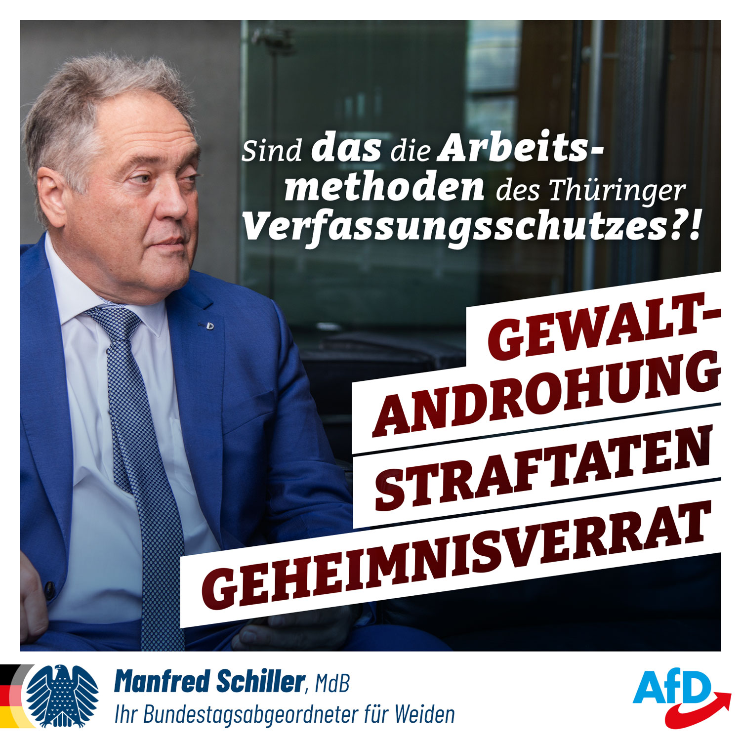 Skandal um Thüringer Verfassungsschutzchef Stephan Kramer!