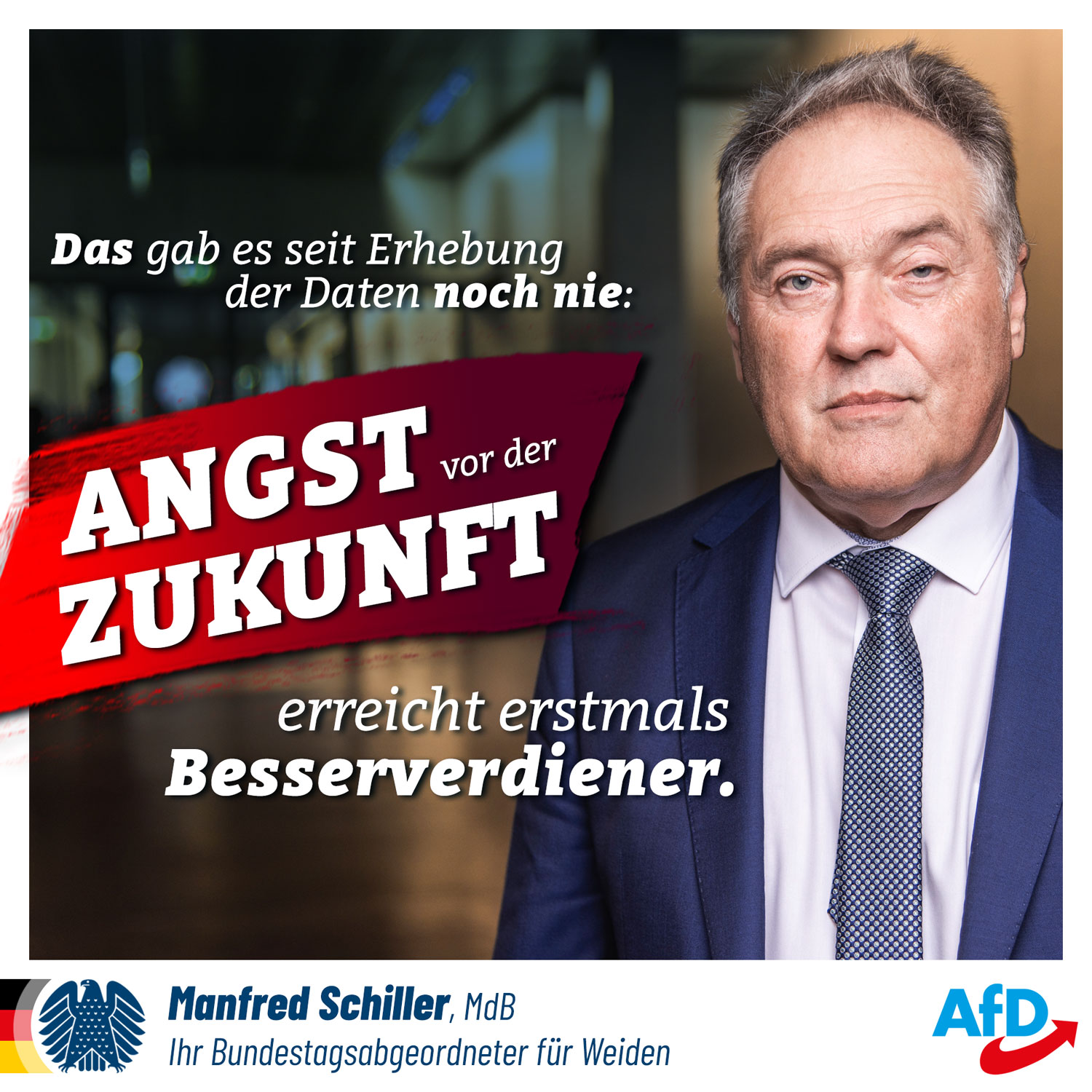 Erstmals seit Beginn der Erhebung: Zukunftsangst erreicht nun auch die Besserverdiener!