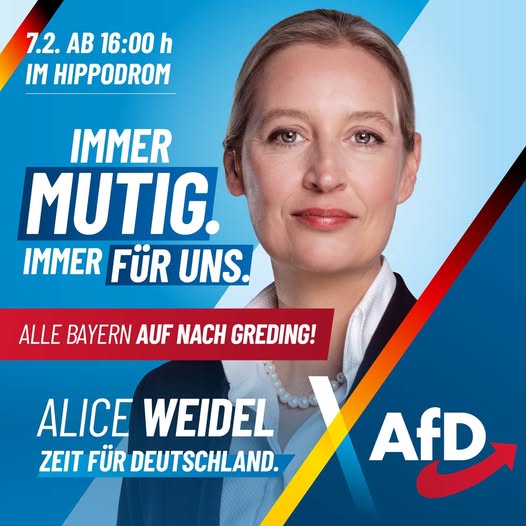 Alice Weidel kommt nach Bayern!