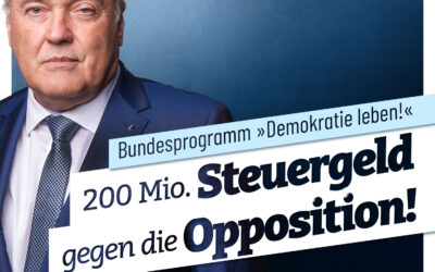 Steuergeldfinanzierte Opposition