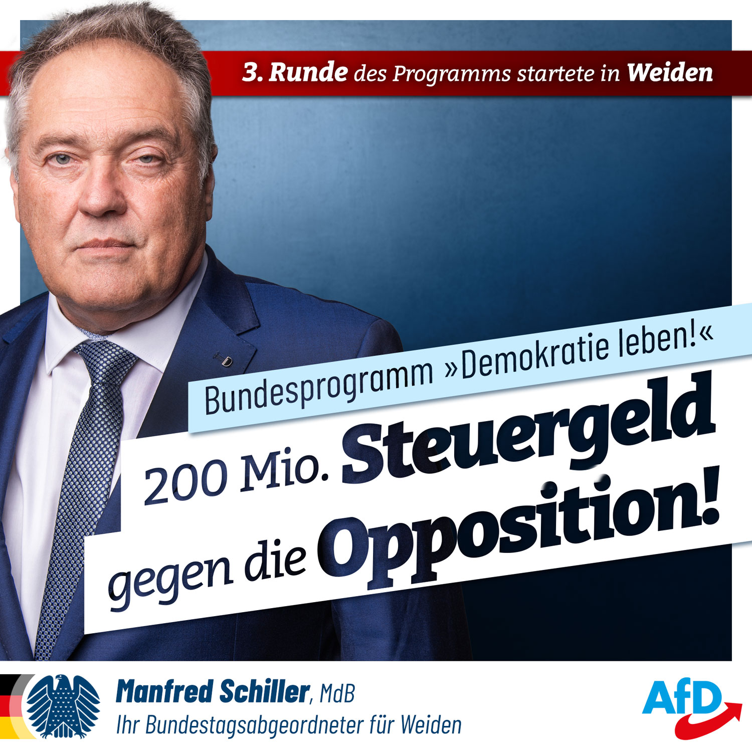 Unser Steuergeld wird schamlos gegen die Opposition eingesetzt!