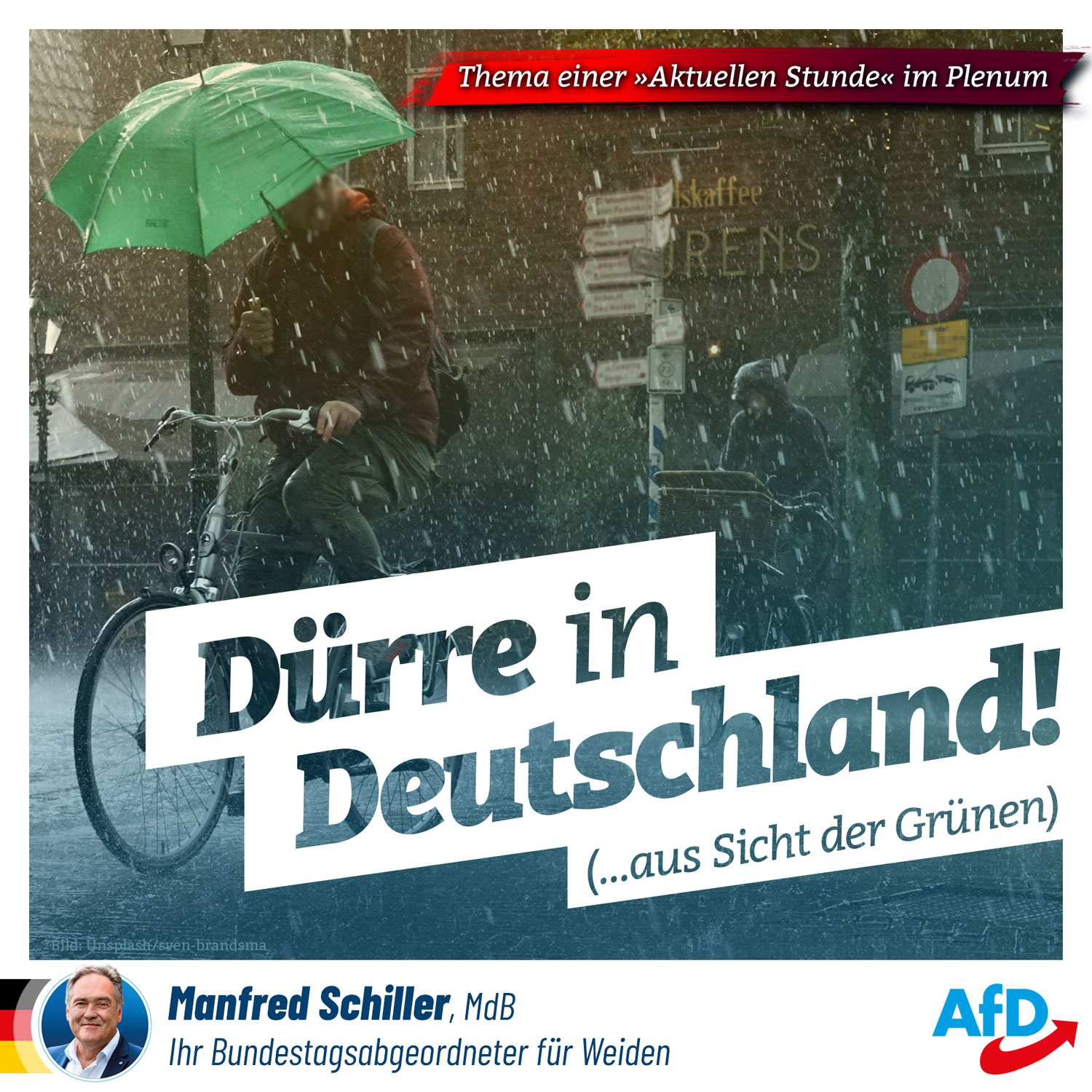 Dürre in Deutschland - aus Sicht der Grünen