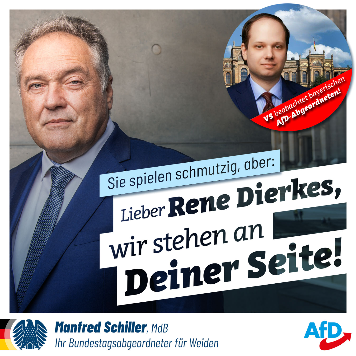 Verfassungsschutz beobachtet Rene Dierkes