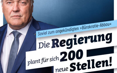 Bürokratie-Abbau? Von wegen!
