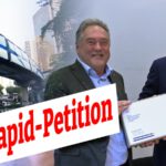 Übergabe der Transrapid-Petition