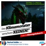 Das Klimamonster verschont niemanden - außer die Rüstungsindustrie
