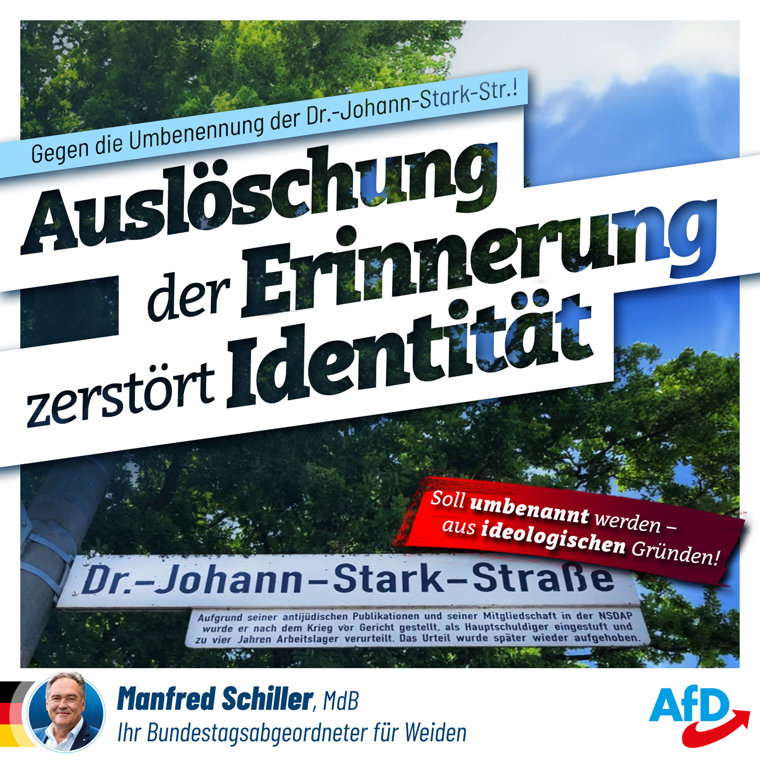 Umbenennung Dr.-Johann-Stark-Str.