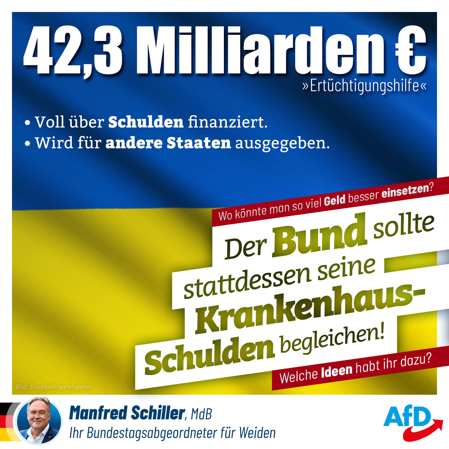 42,3 Milliarden Euro "Ertüchtigungshilfe" für andere Staaten!