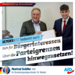 Demokratie: Sich für Bürgerinteressen über Parteigrenzen hinwegsetzen!