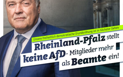 Rheinland-Pfalz: Keine AfD-Mitglieder als Beamte