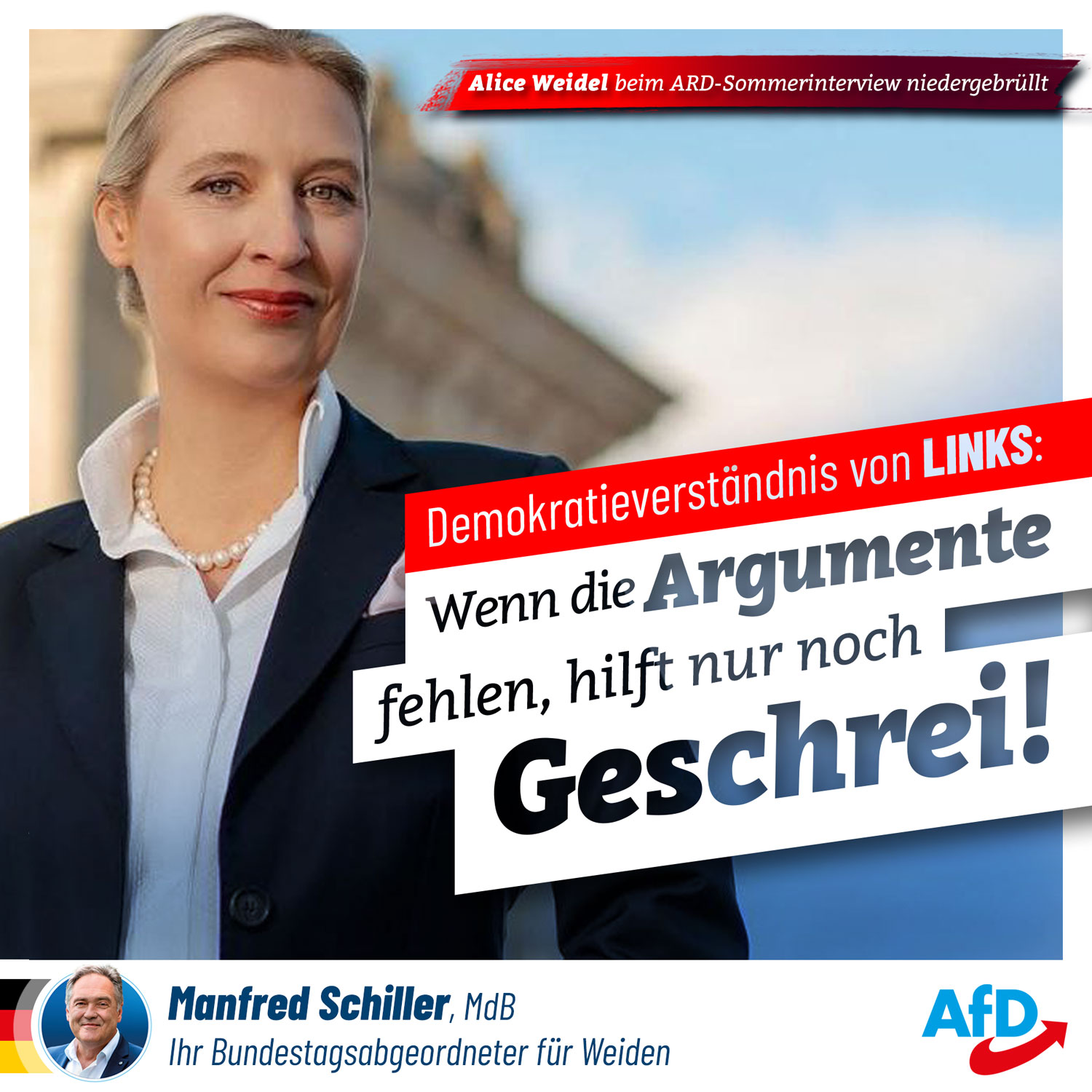 Demokratieverständnis von links: Wenn Argumente fehlen, bleibt nur noch Geschrei