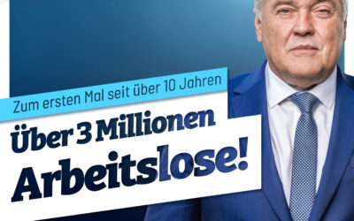 Über 3 Millionen Arbeitslose!