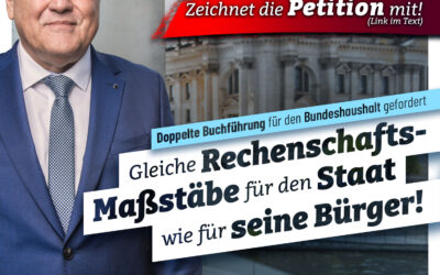 Petition zur Haushaltsführung des Bundes