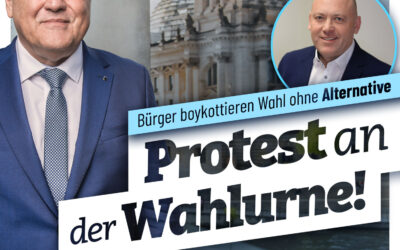 Protest an der Wahlurne
