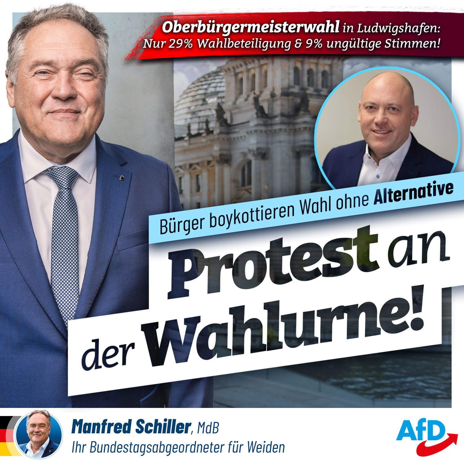 Protest an der Wahlurne in Ludwigshafen!