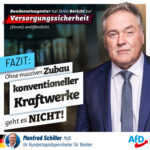Bericht Versorgungssicherheit Strom, Fazit: Ohne massiven Zubau konventioneller Kraftwerke geht es nicht!