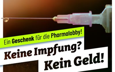 Keine Impfung? Kein Geld!