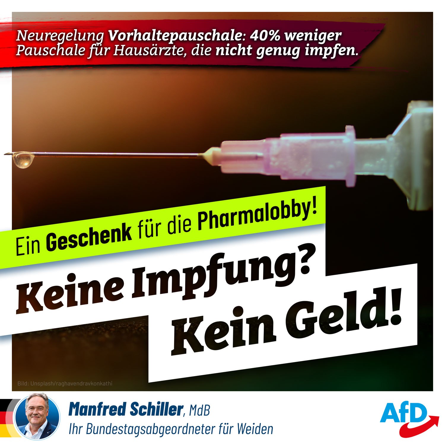 Keine Impfung? Kein Geld! Neuregelung Vorhaltepauschale für Hausärzte!