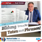 Bildung braucht Taten statt Phrasen!