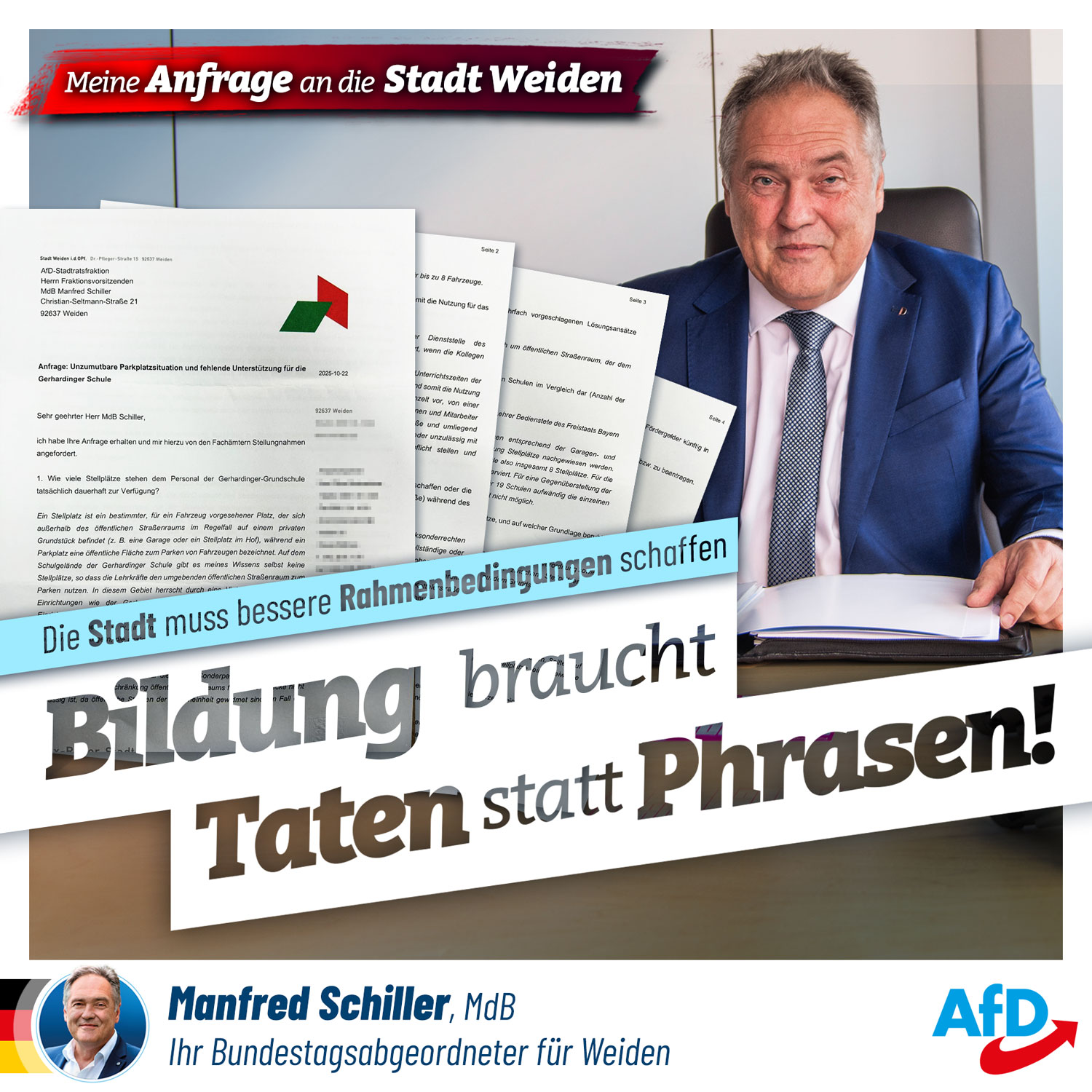 Bildung braucht Taten statt Phrasen! Bildung braucht Taten statt Phrasen!