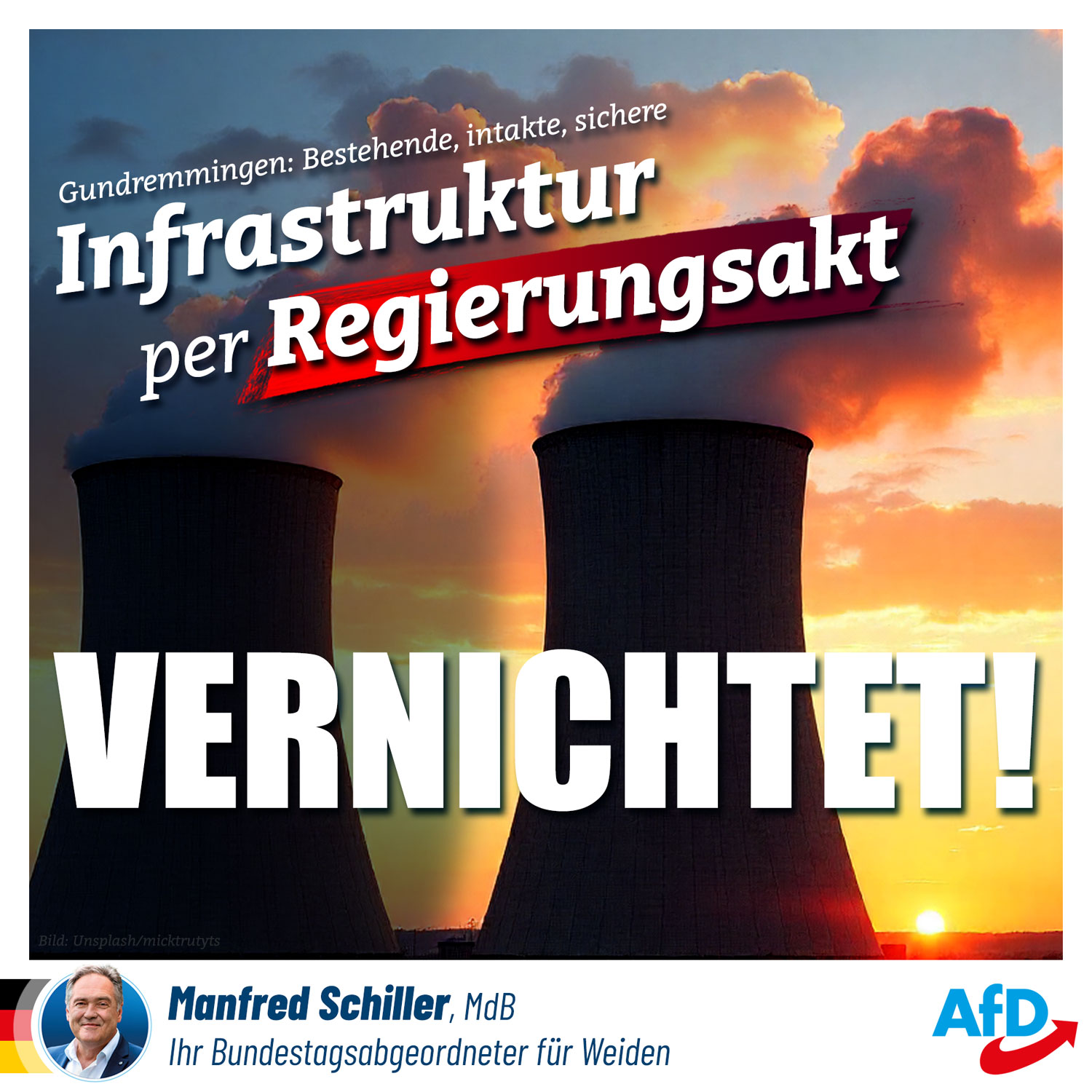 Bestehende Infrastruktur wird per Regierungsakt vernichtet!