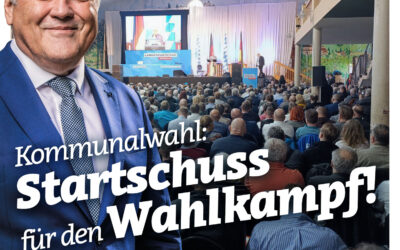 Startschuss fur den Kommunalwahlkampf!