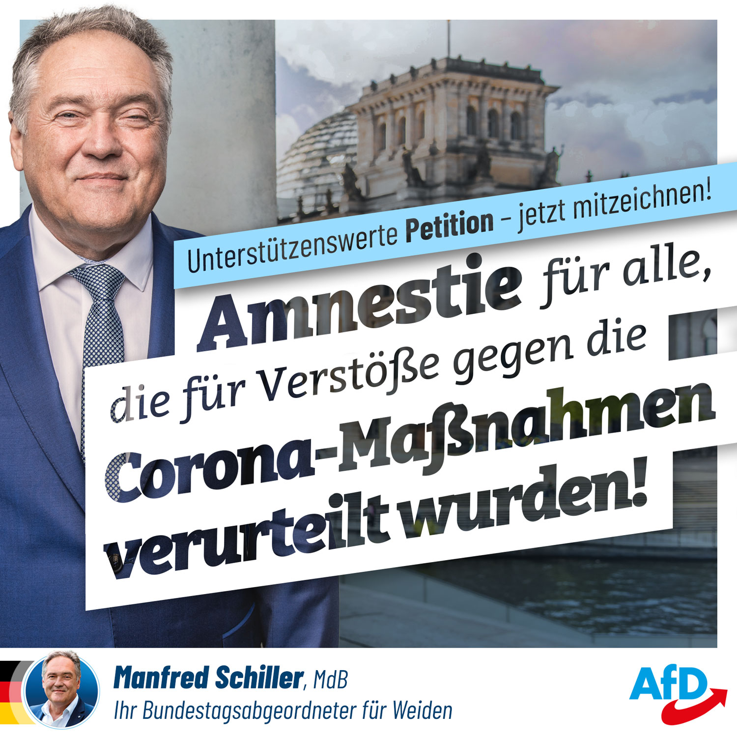 Amnestie für alle, die für Verstöße gegen Corona-Maßnahmen verurteilt wurden!