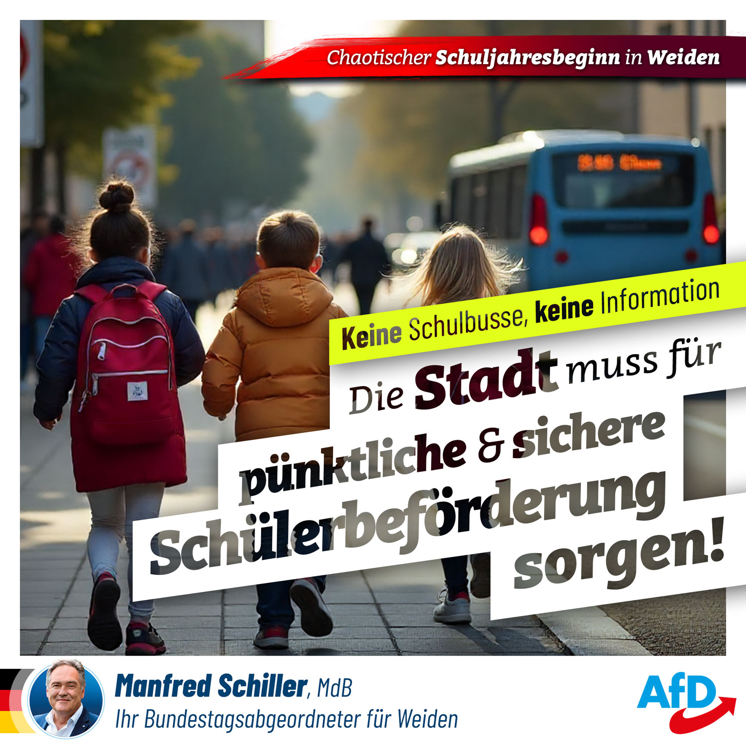 Schuljahresbeginnin Weiden