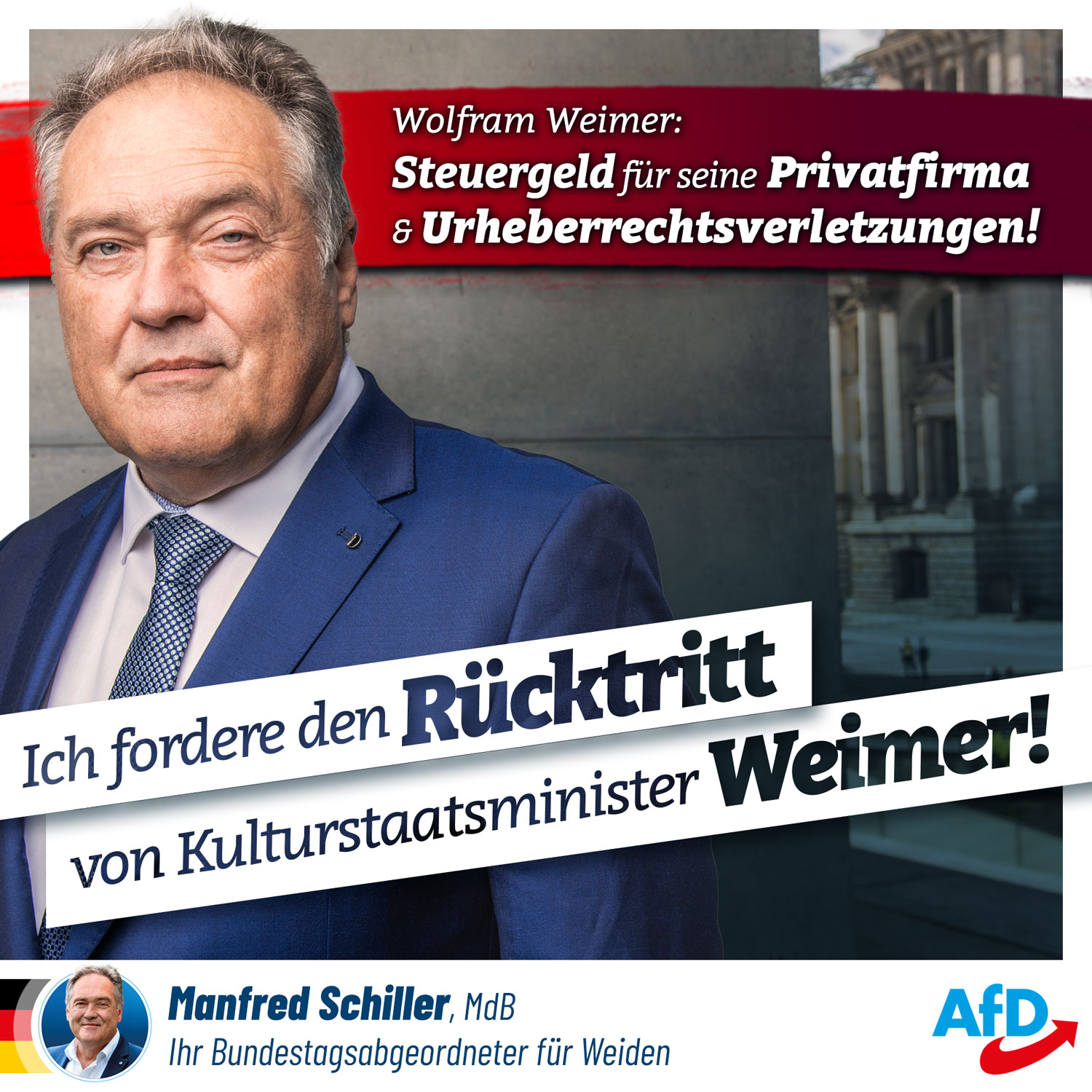 Rücktrittsforderung Wolfram Weimer