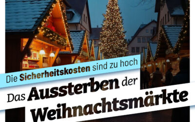 Das Aussterben der Weihnachtsmärkte