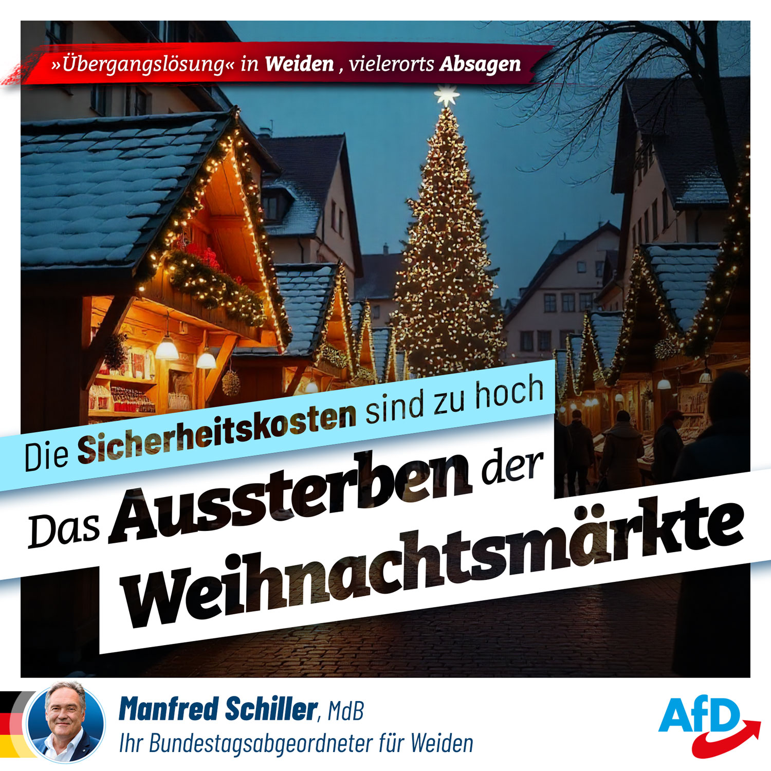 Zu hohe Sicherheitskosten: Das Aussterben der Weihnachtsmärkte