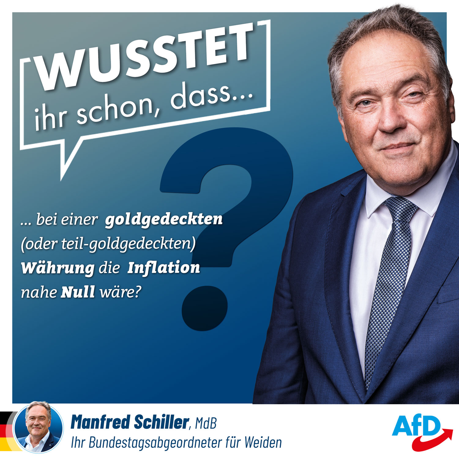 Gold kann vor Inflation schützen