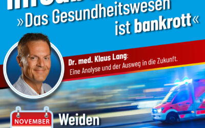 Infoabend: Das Gesundheitssystem ist bankrott