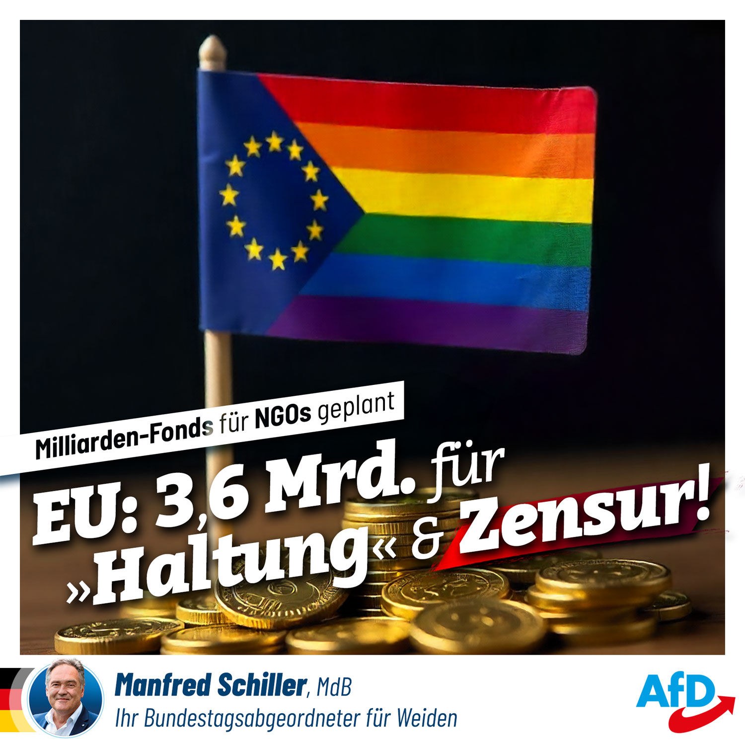 EU plant 3,6 Milliarden für „Haltung“ und Zensur! EU plant 3,6 Milliarden für "Haltung" und Zensur!
