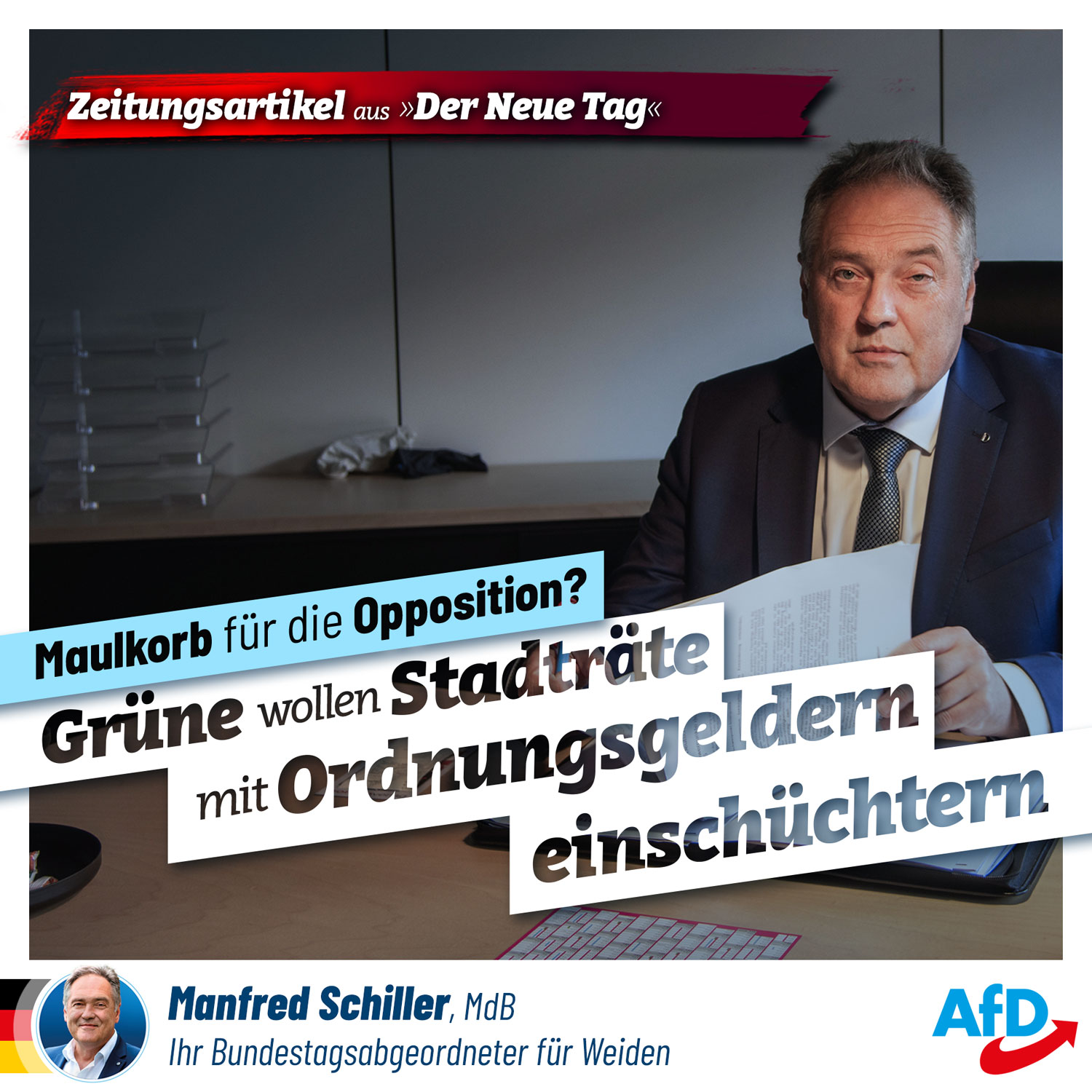 Maulkorb für die Opposition?