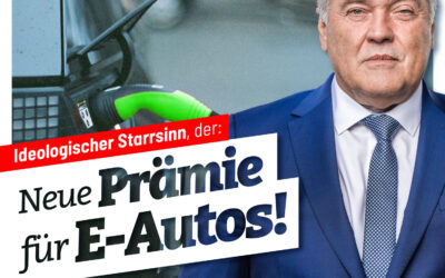 Ideologischer Starrsin: Neue E-Auto-Prämie