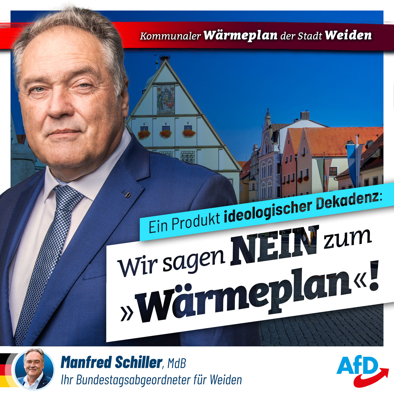 AfD Weiden: Nein zum kommunalen Wärmeplan! AfD Weiden: Nein zum kommunalen Wärmeplan!