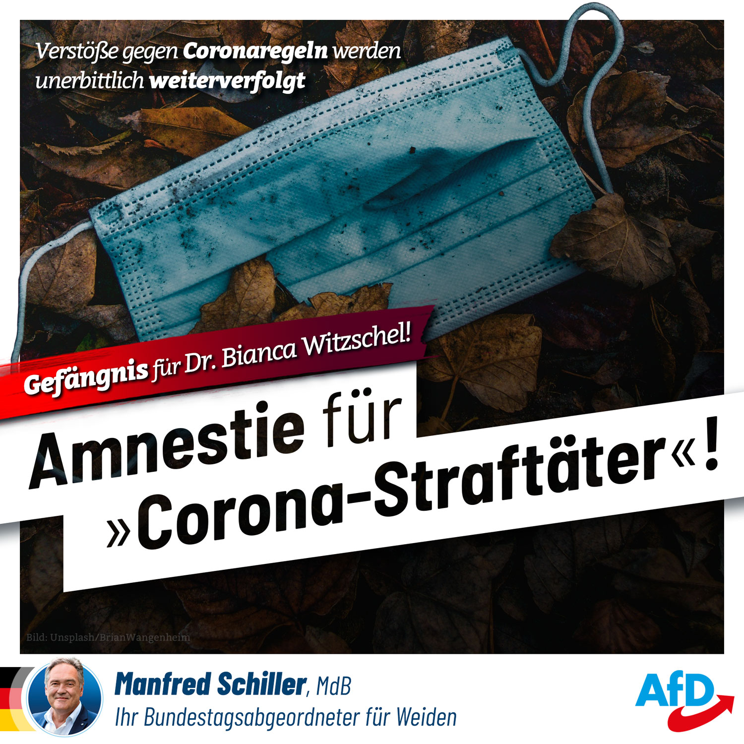 Wir fordern Amnestie für „Corona-Straftäter“! Wir fordern Amnestie für "Corona-Straftäter"!