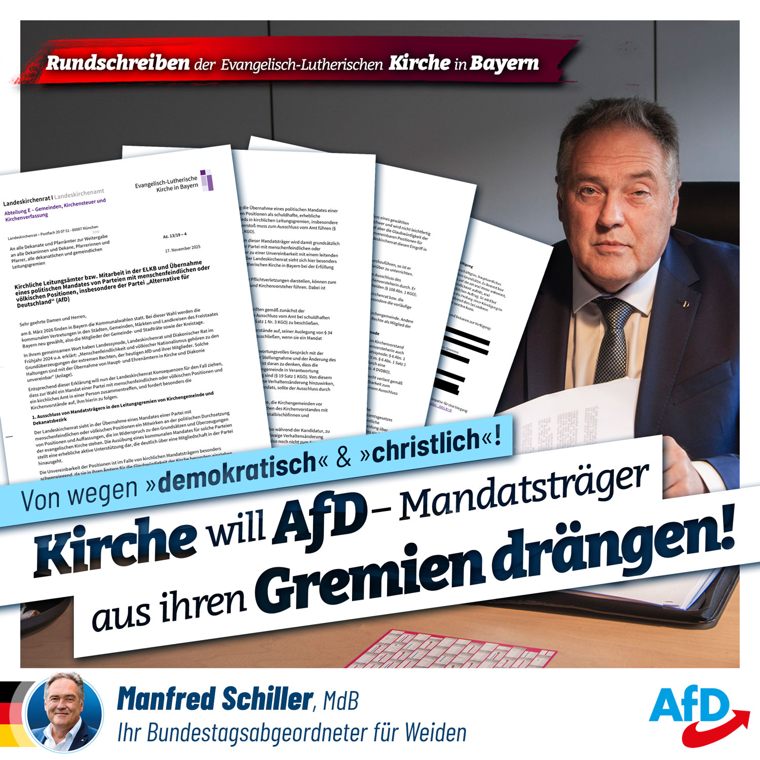 Von wegen „demokratisch“ und „christlich“ Von wegen "demokratisch" und "christlich"