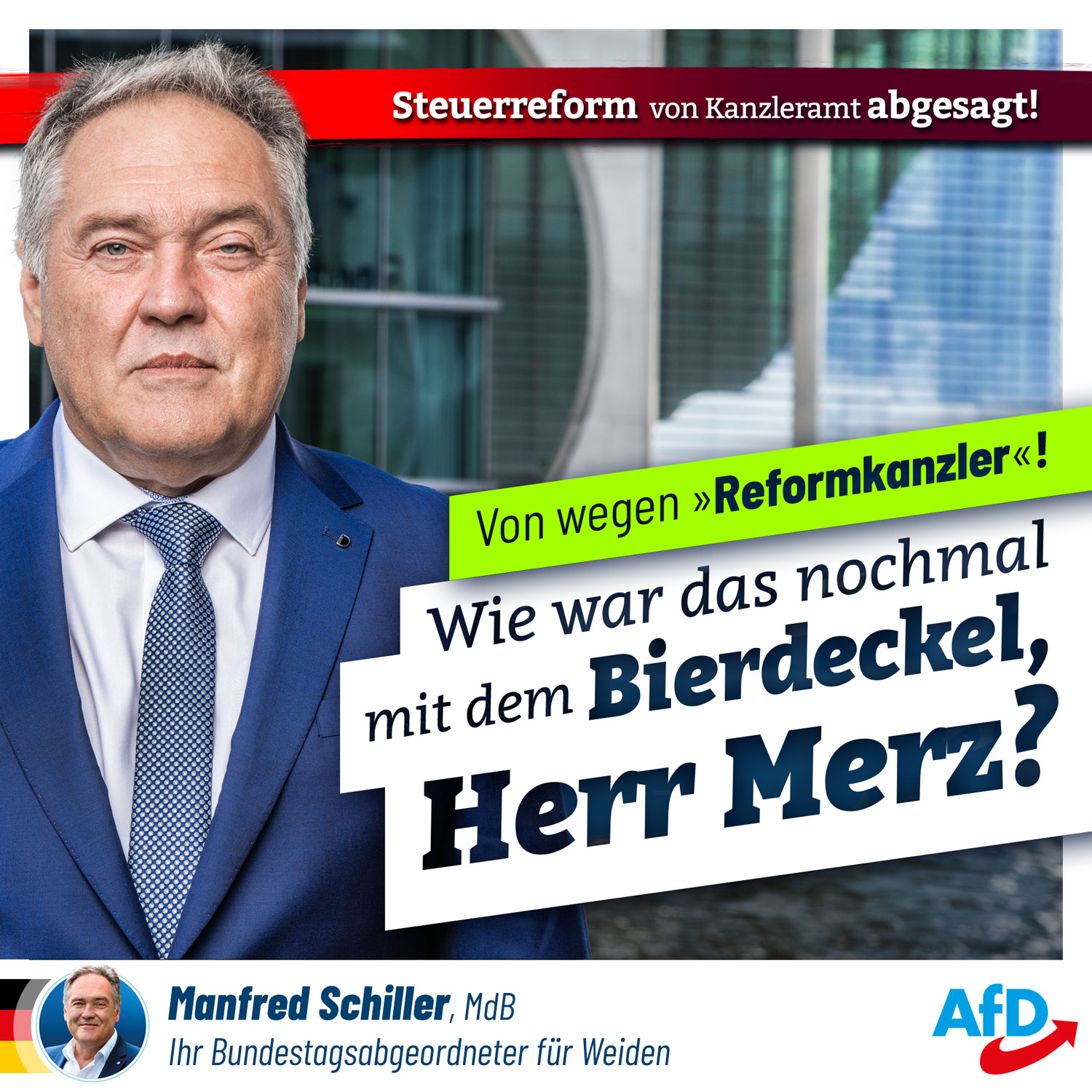 Wie war das nochmal mit dem Bierdeckel, Herr Merz? Wie war das nochmal mit dem Bierdeckel, Herr Merz?