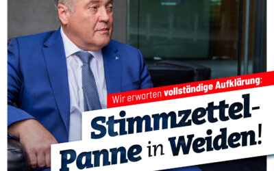 Stimmzettel-Panne in Weiden