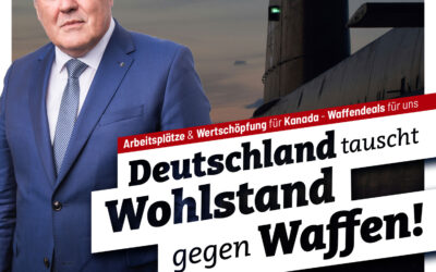 Deutschland tauscht Wohlstand gegen Waffen